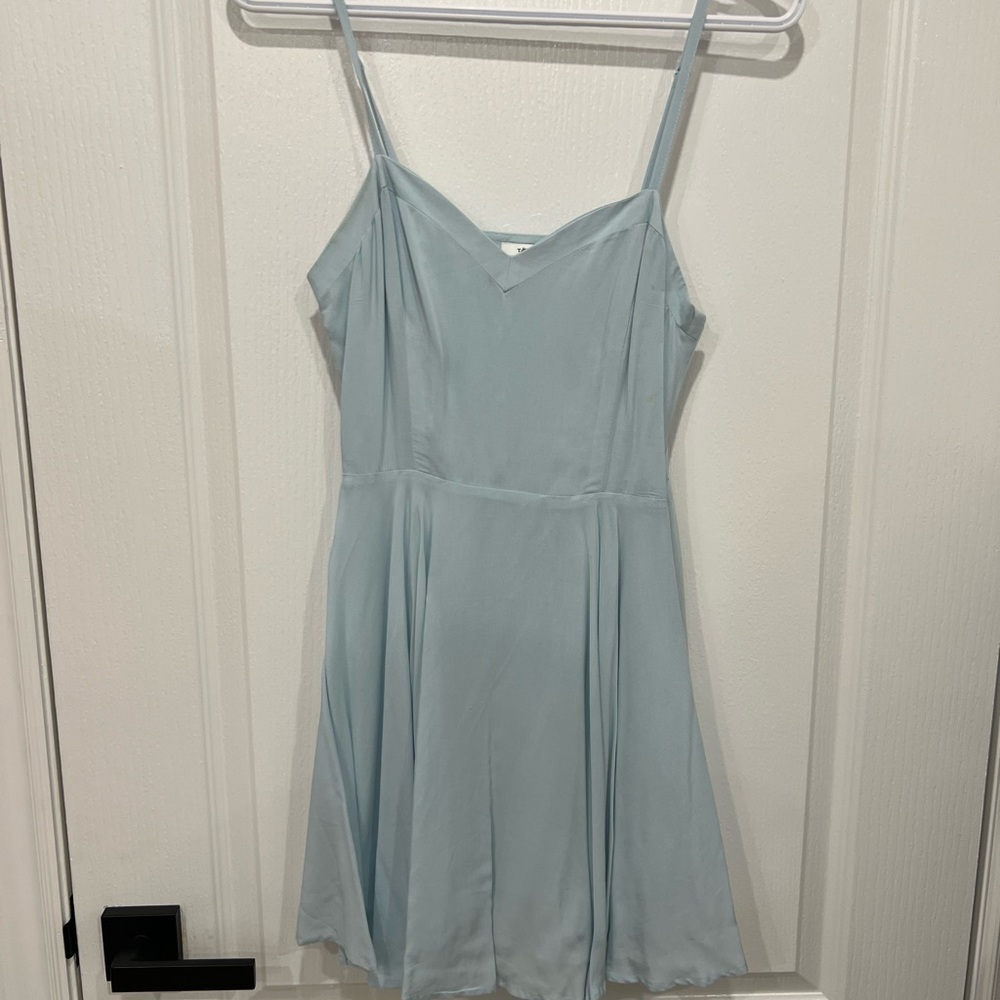 Aritzia Talula Blue A-line Dress